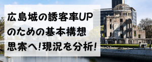広島への誘致度を上げるために来春を目処に観光力UPの基本構想をまとめることを提言