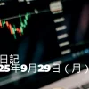 【FX日記】2025年9月29日（月）